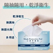 台灣口罩防塵保潔墊 1盒30片裝